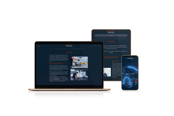 Website Design Traxial ; Living Stone
